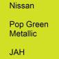 Preview: Nissan, Pop Green Metallic, JAH.